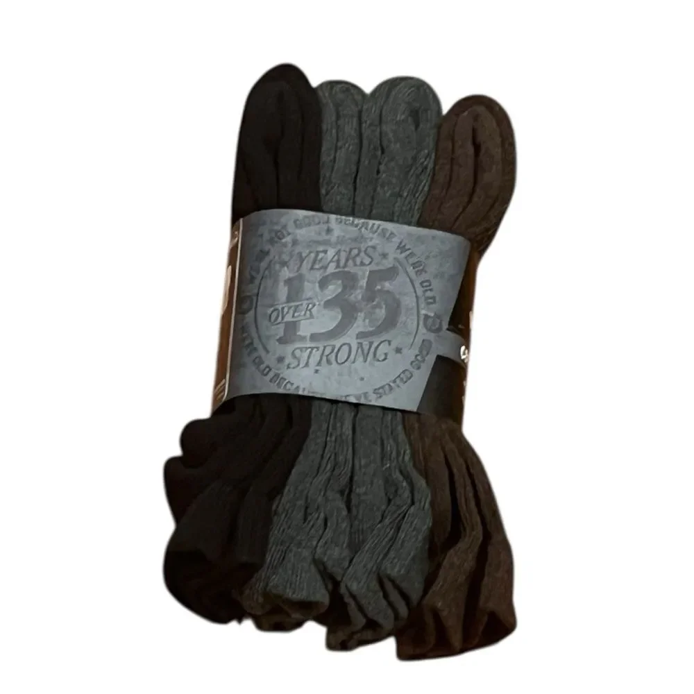Wolverine‎ Men’s Cotton Boot Sock Bundle, 4 Pack, Size L, NWT